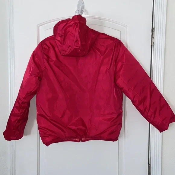Eddie Bauer CirrusLite ombré reversible hooded down jacket girls L 14/16 - Picture 6 of 7